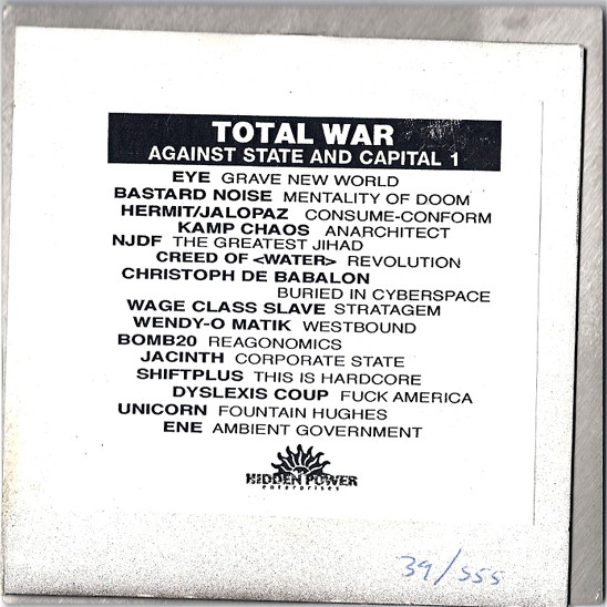 télécharger l'album Various - Total War Against State And Capital