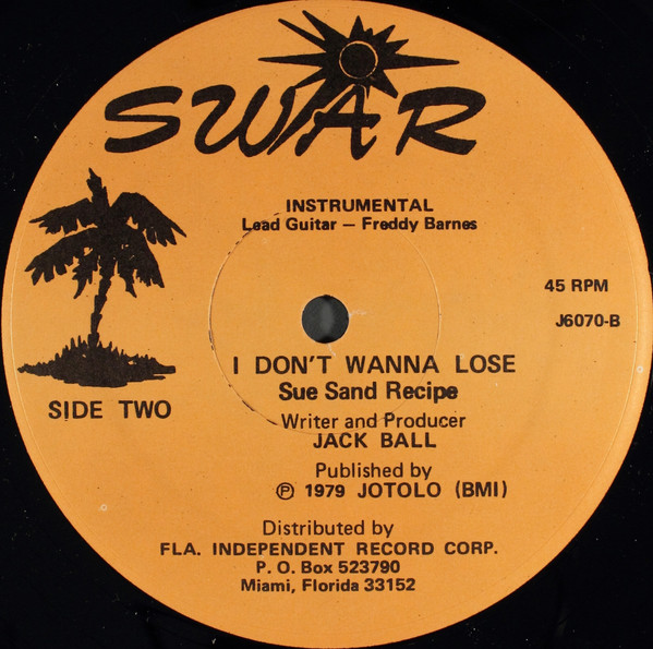 baixar álbum Sue Sand Recipe - I Dont Wanna Lose