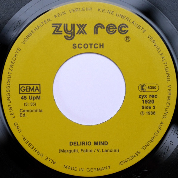 lataa albumi Scotch - Disco Band Delirio Mind