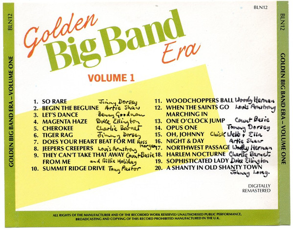 last ned album Various - Golden Big Band Era Volume 1