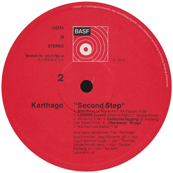 KARTHAGO SECOND STEP ドイツ盤 - CD