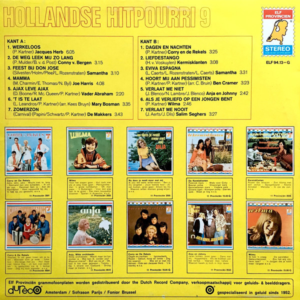 ladda ner album Various - Hollandse Hitpourri 9