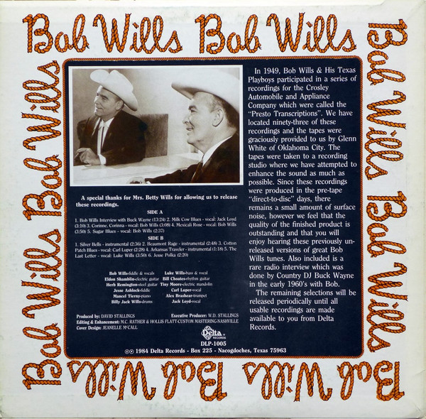 Album herunterladen Bob Wills - For Collectors Volume One