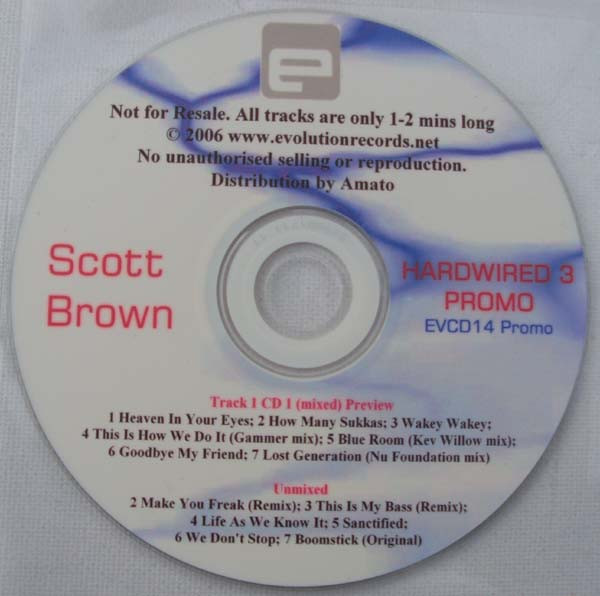 Scott Brown – Hardwired 3 (2006, CDr) - Discogs