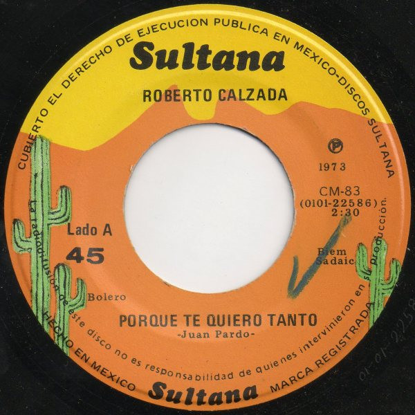 baixar álbum Roberto Calzada - Porque Te Quiero Tanto