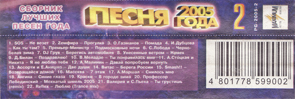 télécharger l'album Various - Песня Года 2005 Часть 2