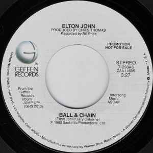 Elton John - Ball & Chain album cover