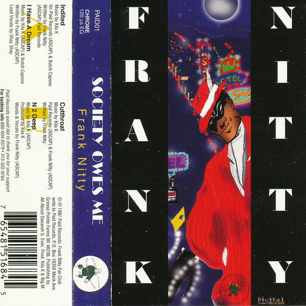 Frank Nitty SOCIETY OWNS ME ４曲EP!G-FUNK-