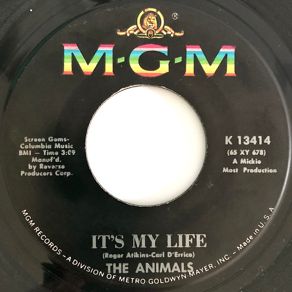 The Animals – It's My Life (1965, Vinyl) - Discogs