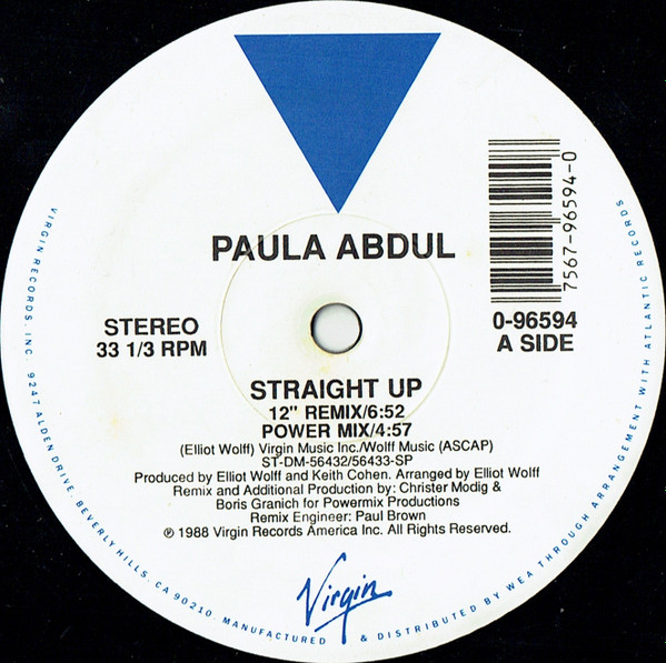 paula abdul straight up release