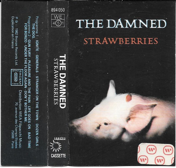 The Damned – Strawberries (1982, Cassette) - Discogs