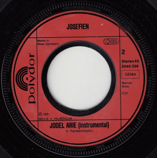 lataa albumi Josefien - Jodel Arie