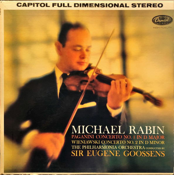 Michael Rabin, Sir Eugene Goossens, Philharmonia Orchestra