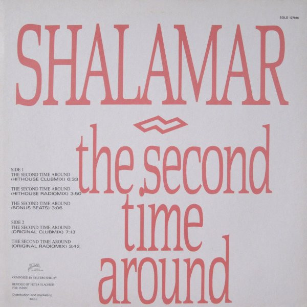 Shalamar - The Second Time Around (Hithouse Clubmix) | Solar (SOLD 127916) - 2