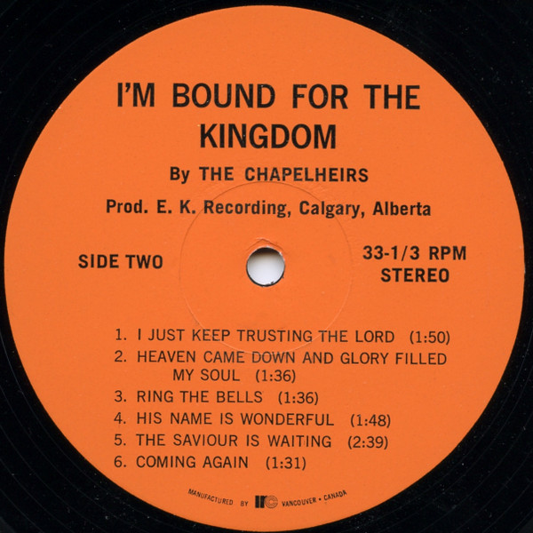 Album herunterladen The Chapell Heirs - Im Bound For The Kingdom