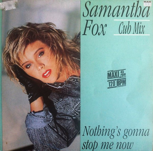 売却 SAMANTHA FOX NOTHING'S GONNA STOP ME NOW DREAM CITY 1987 UK盤  7インチシングルレコード EP 45