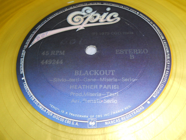 last ned album Heather Parisi - Disco Bambina Blackout