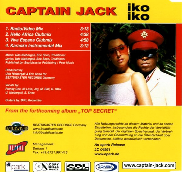 descargar álbum Captain Jack - Iko Iko