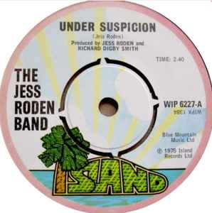 The Jess Roden Band - Under Suspicion album cover