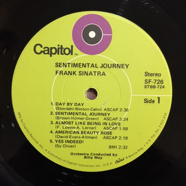 baixar álbum Frank Sinatra - My One And Only Love Sentimental Journey