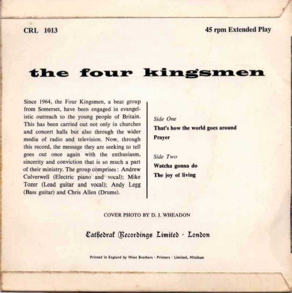 baixar álbum The Four Kingsmen - Thats How The World Goes Round EP