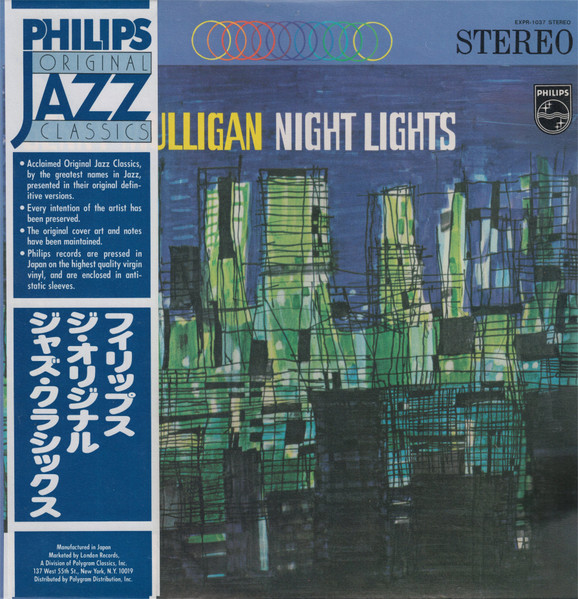 Gerry Mulligan – Night Lights (1982, Vinyl) - Discogs