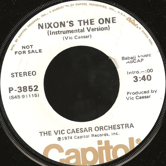 télécharger l'album The Vic Caesar Orchestra & Chorus - Nixons The One