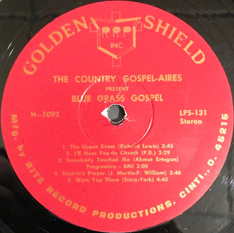 Album herunterladen The Country GospelAires - Bluegrass Gospel