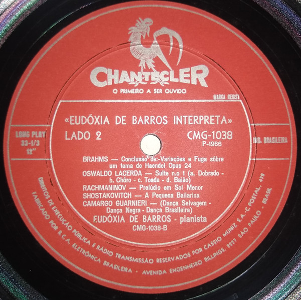 lataa albumi Eudóxia De Barros Interpreta Osvaldo Lacerda, Camargo Guarnieri, Shostakovich, Brahms, Rachmaninov - Interpreta