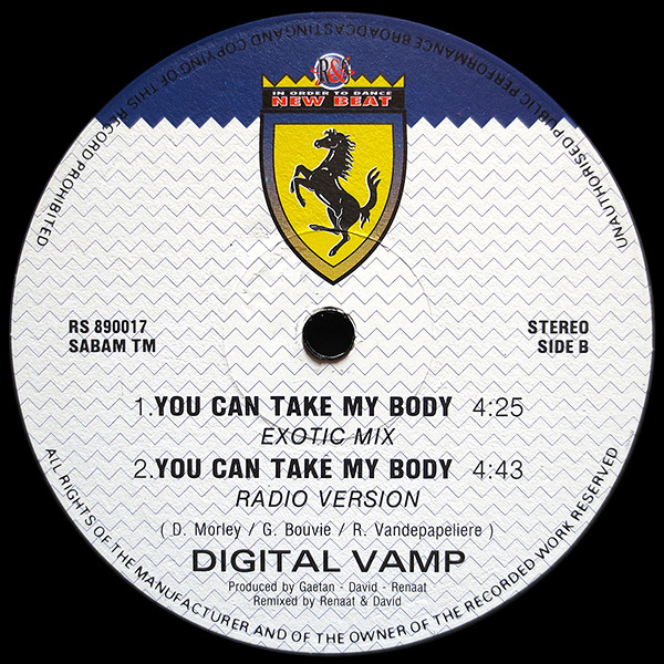 Album herunterladen Digital Vamp - You Can Take My Body
