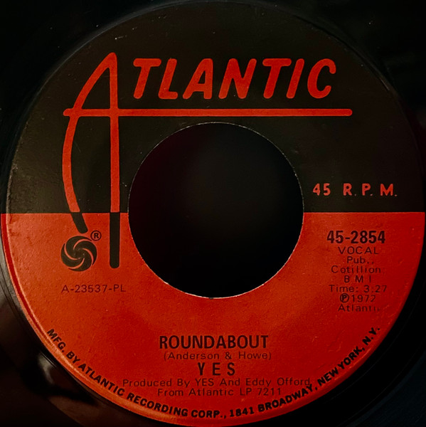 Yes - Roundabout | Releases | Discogs
