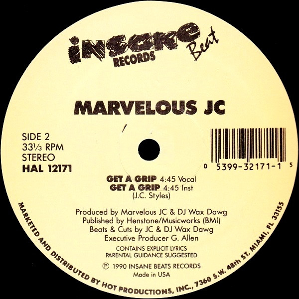 baixar álbum Marvelous JC - Trim Hunter Get A Grip