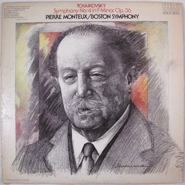 descargar álbum Tchaikovsky Boston Symphony Orchestra Pierre Monteux - Symphony No 4 in F Minor Op 36