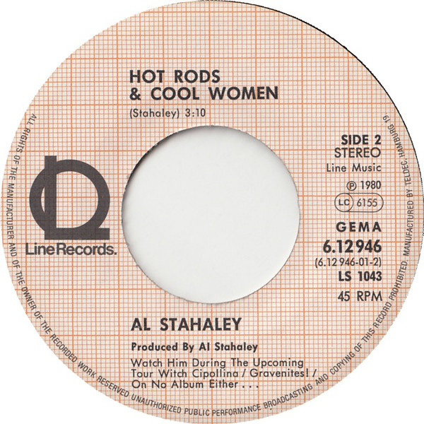 last ned album Al Stahaley - Trust Me Hot Rods Cool Woman