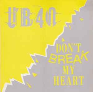 UB40-Don't Break My Heart copertina album