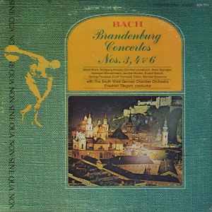 Johann Sebastian Bach - Brandenburg Concertos Nos. 3, 4 & 6 album cover