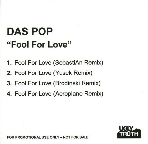 auteur Staren onderwijzen Das Pop – Fool For Love (2008, CDr) - Discogs