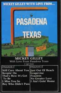 Mickey Gilley - With Love From... Pasadena Texas album cover