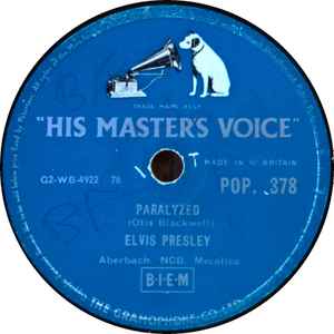 Elvis Presley With The Jordanaires – Don't / I Beg Of You (1957