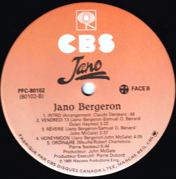 ladda ner album Jano Bergeron - Jano
