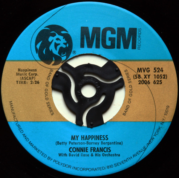 télécharger l'album Connie Francis - My Happiness If I Didnt Care