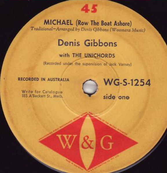 Denis Gibbons Michael Row The Boat Ashore The Spinning Wheel