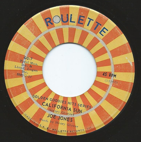 lataa albumi Joe Jones - You Talk Too Much California Sun
