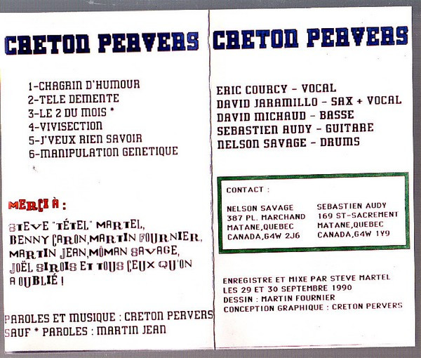 last ned album Creton Pervers - Chagrin DHumour