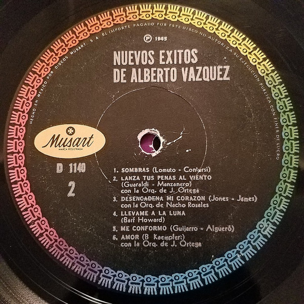 ladda ner album Alberto Vazquez - Nuevos Éxitos De Alberto Vázquez