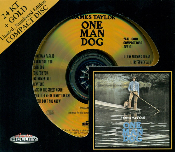 James Taylor – One Man Dog (2010, 24K + Gold, CD) - Discogs