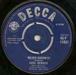 Cover of Never Goodbye, 1962-02-00, Vinyl