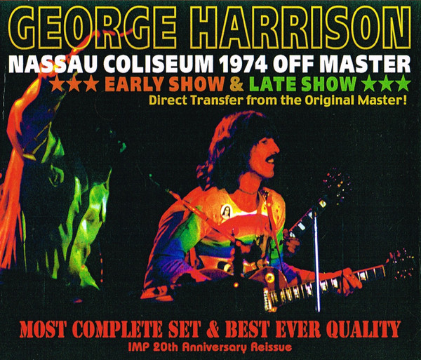 George Harrison – Nassau Coliseum 1974 Off Master - Early Show ...
