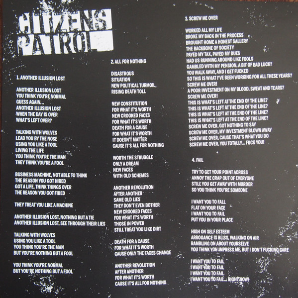 ladda ner album Citizens Patrol Reproach - Citizens PatrolReproach
