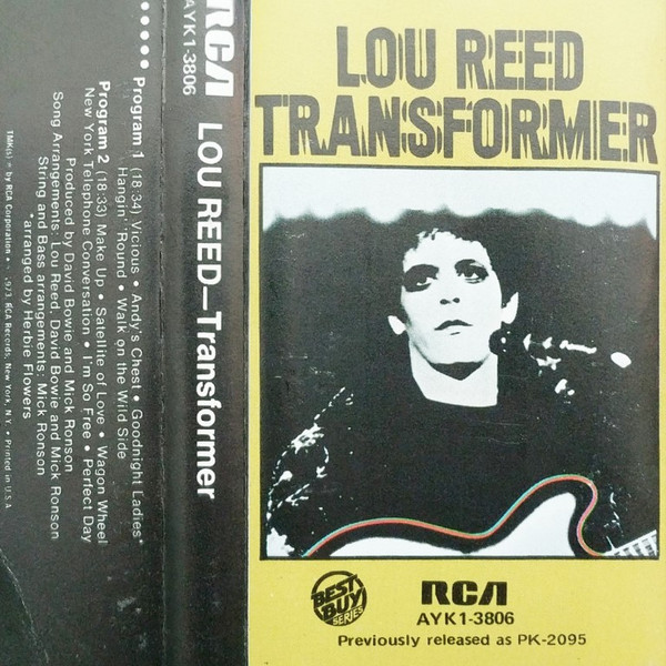 Lou Reed – Transformer (No Barcode, Cassette) - Discogs